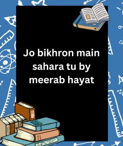 Jo bikhron main sahara tu by meerab hayat 3 Jo bikhron main sahara tu by meerab hayat